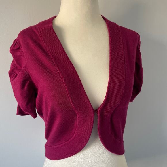 INC Berry Crop Shrug Sweater Small - Picture 2 of 8